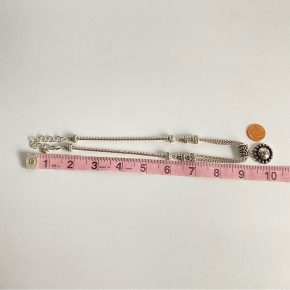 Brighton Silver Necklace with Ornate Round Pendant - Picture 8 of 9